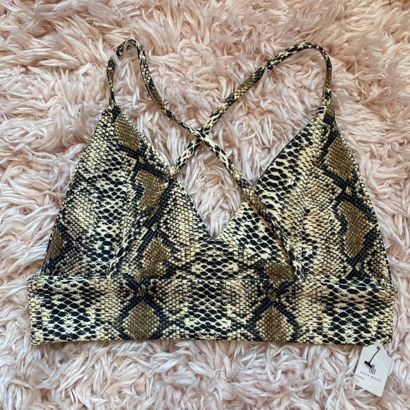 Leopard crop top tank large NWT New - Picture 7 of 9